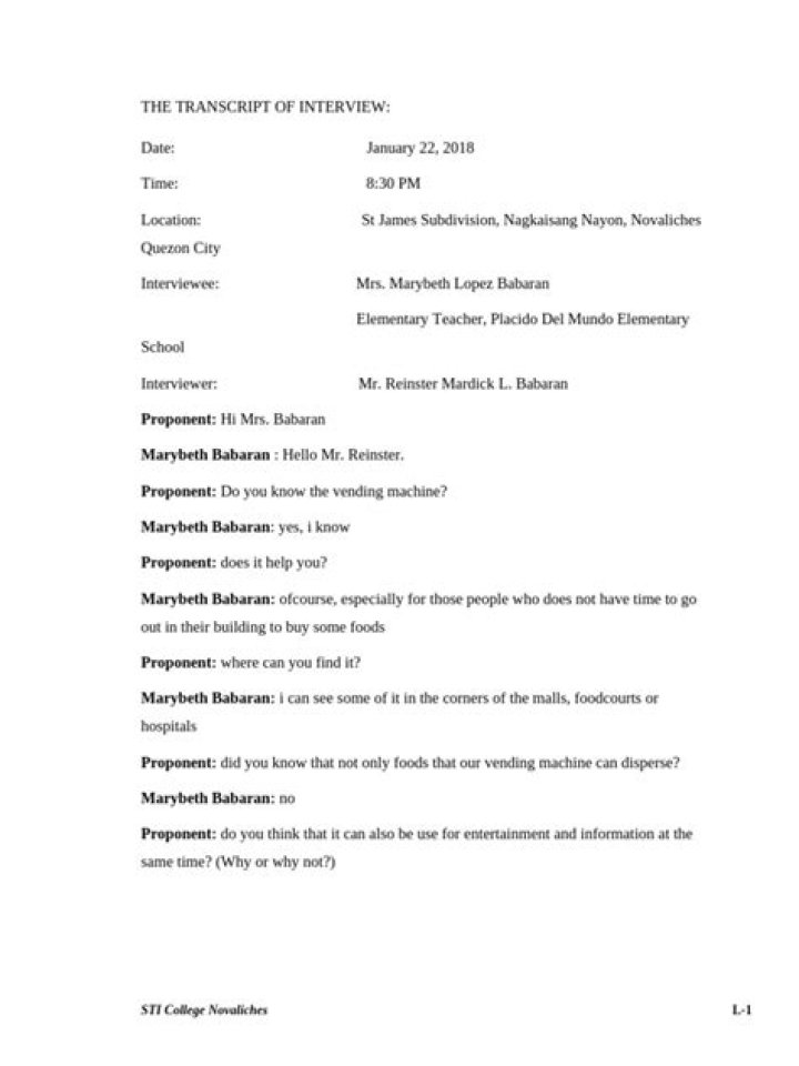 How do you cite an interview transcript in APA?