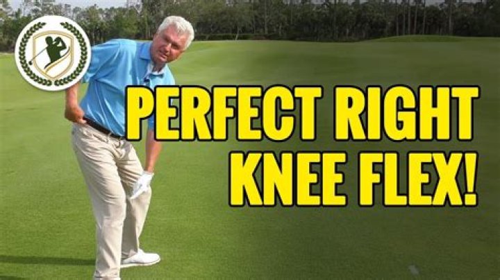 How important is knee flex in golf?