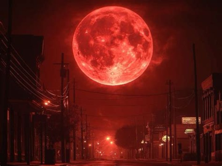 What does blood moon symbolize?