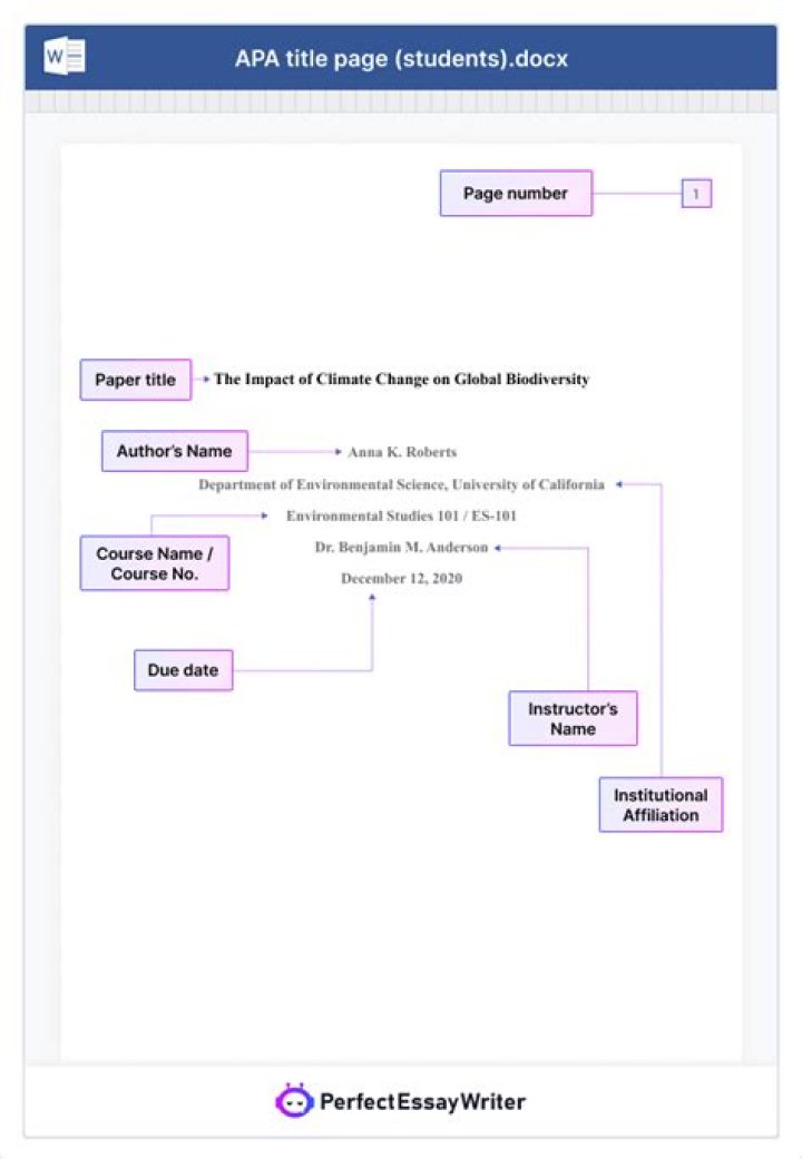 Where does the page title display?